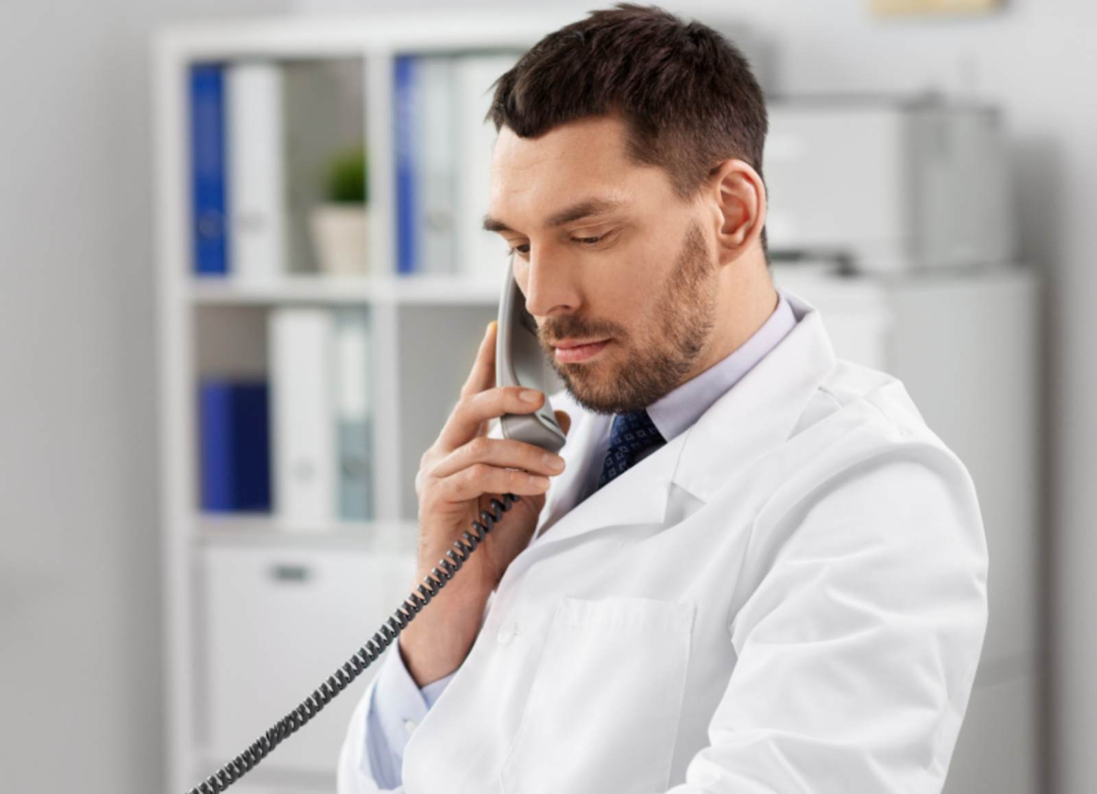 Healthcare professional in office environment